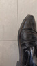 紅蜻蜓同款真皮男士皮鞋新款英倫商務(wù)正裝牛皮鞋內增高休閑防滑結婚鞋 【平跟】黑色 42 曬單實(shí)拍圖