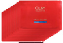 玉蘭油（OLAY） 大紅瓶面膜 新生塑顏彈力面膜 抗皺緊致保濕補水面膜 新款紅藍buff面膜散裝10片 曬單實(shí)拍圖