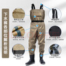 勝麗 下水褲尼龍路亞涉水褲連體背帶雨褲男連體服190D 卡其色 BWN69K 38碼 曬單實(shí)拍圖