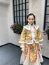 漢服女童冬裝拜年服加絨加厚兒童2025新款中國風(fēng)連衣裙唐裝襦裙冬 068香檳色加厚【送流蘇】 140 【建議46-55斤】 曬單實(shí)拍圖