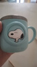 史努比（snoopy）兒童牛奶水杯 寶寶家用喝水杯子316不銹鋼幼兒園防摔居家單柄學(xué)飲小口杯 260ml 藍 6024 曬單實(shí)拍圖