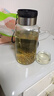 【送杯套】大容量加厚玻璃杯子便攜噸噸杯茶水分離帶杯套泡茶水杯 透明 1000ml噸噸桶 1只裝 曬單實(shí)拍圖