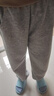 左西童裝男童運動(dòng)褲2025新款兒童秋裝褲子男孩長(cháng)褲衛褲 灰色 150 曬單實(shí)拍圖