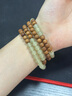 印度老山檀香木和田玉手串原創(chuàng  )國風(fēng)輕奢雙圈手鏈文玩念珠女友禮物 老山檀香和田玉6mm多圈手串 曬單實(shí)拍圖
