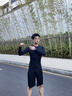 準者緊身衣男專(zhuān)業(yè)籃球訓練服打底衫透氣休閑男夏季高彈健身服 曬單實(shí)拍圖
