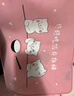 鐘愛一生餐墊小學生桌墊學校用硅膠防水防油可折疊隔熱墊40x30快樂喵喵粉 曬單實拍圖