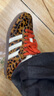 阿迪達斯 （adidas）SAMBA三葉草送女友休閑鞋女鞋豹紋棕色JI2734 36.5 曬單實拍圖