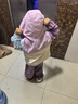 迷你巴拉巴拉男女童連帽外套長袖套裝拼色戶外風(fēng)兩件套2025秋新品 粉紅60009 100 曬單實拍圖
