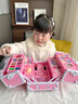 欣格兒童化妝品玩具女孩生日禮物彩妝化妝盒口紅指甲油公主過(guò)家家套裝 曬單實(shí)拍圖