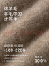 麥檬【十周年拉毛系列】MM100%羊毛針織衫毛衣上衣開衫25秋冬新款 開衫-圓領(lǐng)-深灰5GA934513 S 曬單實拍圖