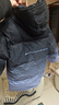 ASK JUNIOR防水兒童羽絨服男童冬加厚保暖親子滑雪服青少年 藍色 160 曬單實(shí)拍圖