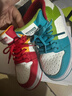 奇諾鼠【官方正品】鴛鴦豆學(xué)步鞋春秋親子鞋兒童板鞋男女童中大童寶寶鞋 紅藍鴛鴦豆(高幫單里) 29 碼(適合腳長(cháng)17.5-18.0cm) 曬單實(shí)拍圖