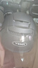 野馬（YEMA）3C認證電動(dòng)車(chē)頭盔男女摩托車(chē)半盔夏季防曬雙鏡片0感天窗四季通用電瓶車(chē)安全帽370S 皮鈦灰配透長(cháng)鏡 曬單實(shí)拍圖