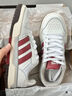 adidas ENTRAP美式校園風(fēng)運動(dòng)少年感復古籃球風(fēng)板鞋男女阿迪達斯 白色/紅色   37 曬單實(shí)拍圖