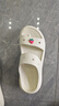 卡駱馳（CROCS）經(jīng)典泡芙?jīng)鲂孢m耐磨坡跟泡芙鞋戶(hù)外拖鞋|207670 骨白色-2Y2(含智必星) 36 (220mm) 37 曬單實(shí)拍圖