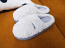 紅豆保暖棉拖鞋女士冬季2025新款居家室內厚底防滑加絨軟底靜音拖鞋男 粉色 38-39 (235mm) 適合37-38腳穿 曬單實(shí)拍圖