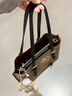匠心手工坊適用蔻馳mollie25肩帶托特包肩帶配件coach茉莉25長(zhǎng)肩帶 【黑金色】mollie25肩帶-不掉皮 曬單實(shí)拍圖