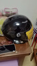 兩只小蜜蜂新國標3C認證電動(dòng)車(chē)摩托車(chē)頭盔防曬防霧雙鏡3/4盔A類(lèi)男女四季通用頭盔冬季保暖TK312耀夜黑XL碼 曬單實(shí)拍圖