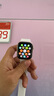 Apple/蘋(píng)果 Watch Series 10 智能手表GPS款42毫米玫瑰金色鋁金屬表殼淡桃粉色運動(dòng)型表帶M/L MX1V3CH/B 曬單實(shí)拍圖
