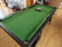 拓樸運動家用可折疊臺球桌家庭小型兒童三合一室內(nèi)美式多功能乒乓球桌球臺 183cm 【雅黑】綠布+三合一 曬單實拍圖
