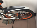 ROGTYO 山地車擋泥板快拆燕尾泥除通用泥擋單車泥瓦騎行裝備自行車配件 黑白色 曬單實(shí)拍圖