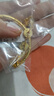CRD克徠帝黃金五帝錢(qián)幣手鐲吉言半鐲半鏈足金999葫蘆古法節日禮物 20.5g 曬單實(shí)拍圖