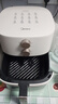 美的（Midea）家用空氣炸鍋免翻面25年新款 透明可視大窗口蒸汽嫩烤 實(shí)用大容量5.3L金屬內腔 易用旋鈕 KZE5383  曬單實(shí)拍圖