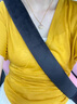 瑜品佳汽車(chē)護肩套小車(chē)安全帶護套保險帶保護套夏季絨布防磨衣汽車(chē)內飾品 安全帶護肩套神秘黑-50cm 曬單實(shí)拍圖
