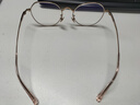 蔡司鏡片 眼睛近視 純鈦鏡框 可配度數 玫瑰金 視特耐1.60防藍光 曬單實(shí)拍圖