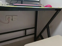 電腦桌臺式電競桌子游戲雙人辦公桌書(shū)桌工作臺家用臥室長(cháng)條桌椅 碳纖維面-單人電競-120*60 曬單實(shí)拍圖
