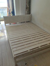 零樹(shù) 實(shí)木床主臥雙人床家具【包安裝】 1.5m*2m床+5cm椰棕床墊 JY-004 曬單實(shí)拍圖