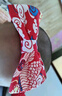 優(yōu)奇嬰兒衣服秋季連體衣女寶寶滿(mǎn)月服春秋款蛇年哈衣百天周歲禮服秋裝 曬單實(shí)拍圖