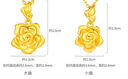 六福珠寶 黃金吊墜茉莉花不含鏈蝴蝶足金吊墜 計價 約2.55克-大版 曬單實拍圖