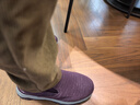 足力健大師老北京布鞋女春秋季軟底大腳骨寬頭老人鞋老年媽媽鞋老布鞋 75紫色【輕便軟底】 37 曬單實(shí)拍圖