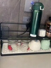 四季沐歌杯架廚房瀝水置物架多功能雙層水杯茶具收納架瀝水盤(pán)家用臺面杯架 【黑色】雙層瀝水杯架 曬單實(shí)拍圖