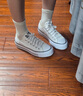 匡威（Converse）官方 All Star Lift經(jīng)典厚底鞋小白鞋帆布鞋560251C 560251C/白色 35 曬單實(shí)拍圖