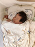 bc babycare新生柔嬰兒山茶花被子秋冬新生兒被子恒溫蓋被寶寶幼兒園床品 【冬被】哆咔云朵金【適配10°C-18°C】 120*150CM 曬單實(shí)拍圖