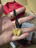 潮宏基 傳家寶蝴蝶古法黃金項鏈女花絲鏤空頸飾送女友生日禮物 計價 6.45g 繩長約42cm-60cm(可調(diào)節(jié)) 曬單實拍圖