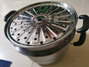 九陽(yáng)（Joyoung）蒸鍋不銹鋼蒸鍋家用燉湯蒸饅頭包子魚(yú)三層大容量湯鍋28cm 曬單實(shí)拍圖