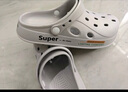 潔麗雅（Grace）洞洞鞋男士夏季戶(hù)外開(kāi)車(chē)涼鞋沙灘鞋EVA防臭外穿防滑手術(shù)室拖鞋男 曬單實(shí)拍圖