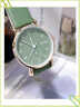 迪士倫考試專用手表女款初中高中學(xué)生靜音學(xué)霸兒童女孩女童公務(wù)員石英表 葉子-深綠帶 手表+電池+禮盒+星月手鏈 曬單實(shí)拍圖