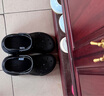 卡駱馳crocs貝殼泡芙洞洞鞋休閑鞋|210061 全黑色-0WC 37/38(230mm)  曬單實(shí)拍圖