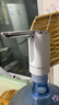 奧克斯抽水器桶裝水電動(dòng)壓水器自動(dòng)吸水器礦泉水上水器飲水機大桶水抽水泵取水器 【晶白銀】3檔升級泵+折疊衛生 曬單實(shí)拍圖