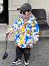 G.DUCKKIDS小黃鴨童裝男童羽絨服中長(cháng)款兒童加厚保暖冬季外套潮流百搭羽絨衣 藍色 90 cm 曬單實(shí)拍圖