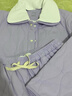 全棉時(shí)代新品睡衣【華夫格夾棉蓬松蓄溫磨毛】男女士家居服情侶套裝可外穿 曬單實(shí)拍圖