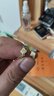 周大金 CHOW TAI KING足金999黃金四葉草手鏈女生孔雀石首飾情人節生日禮物送女友老婆 黃金四葉草手鏈【附近倉次日達】 曬單實(shí)拍圖