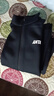 安踏（ANTA）加絨運動(dòng)套裝男士冬季保暖外套長(cháng)褲跑步休閑運動(dòng)衣服裝兩件一整套 【加絨針織】黑色外套+平口褲 M/170 曬單實(shí)拍圖