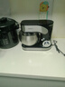 志高（CHIGO）廚師機家用揉面機小型全自動(dòng)和面機多功能蛋清奶油打發(fā)器攪拌面粉活面 黑色1200W丨 5L 容量丨雙桶套餐 曬單實(shí)拍圖