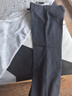 杉杉休閑褲男磨毛加厚豎條紋秋冬保暖中腰直筒日常百搭長(cháng)褲子 曬單實(shí)拍圖