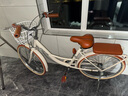 飛鴿（FLYING PIGEON）自行車(chē)成人通勤車(chē)自行車(chē)學(xué)生單車(chē)成人自行車(chē)通勤自行車(chē)女士自行車(chē) 標配奶油米|單速|(zhì)輻條輪+禮包 24寸適合150-170cm 曬單實(shí)拍圖